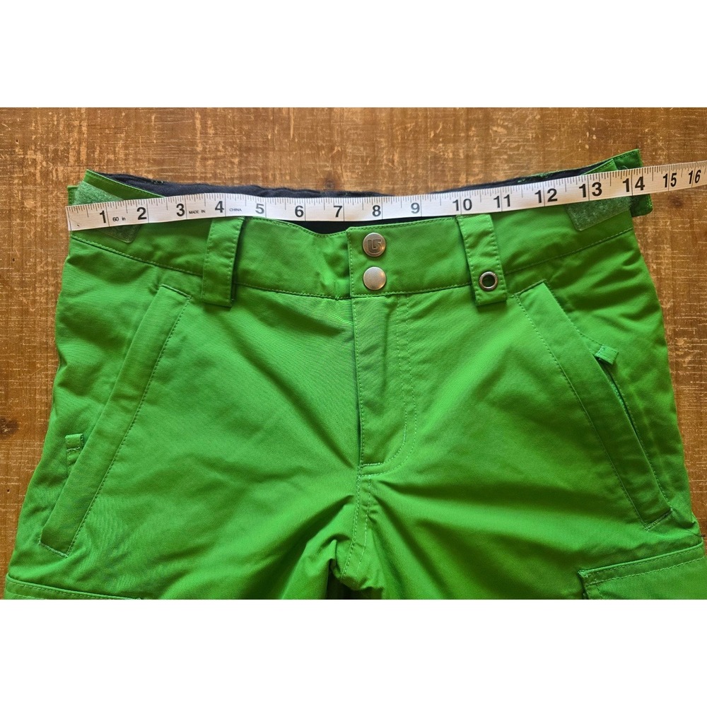 Burton DryRide green youth snow pants size medium EUC - Picture 5 of 12